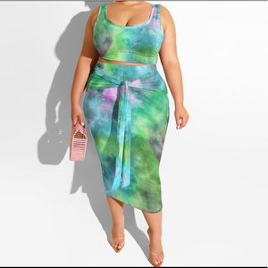 Tie-Dye Skirt Sets